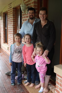 Brendan and Clare Dean and family